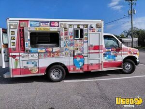 1992 Ford E-350 Econoline Super Ice Cream Truck Concession Window Florida Diesel Engine for Sale