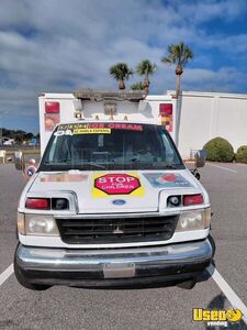 1992 Ford E-350 Econoline Super Ice Cream Truck Refrigerator Florida Diesel Engine for Sale
