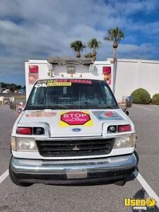 1992 Ford E-350 Econoline Super Ice Cream Truck Refrigerator Florida Diesel Engine for Sale