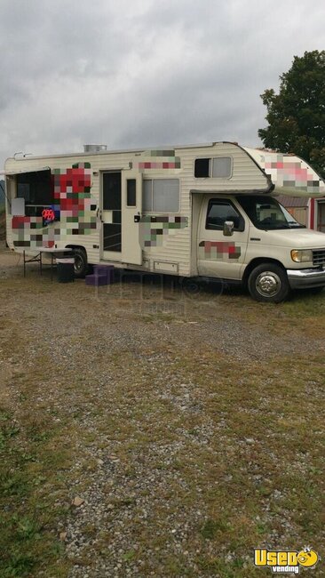 1993 Econline Kitchen Food Truck All-purpose Food Truck West Virginia Gas Engine for Sale