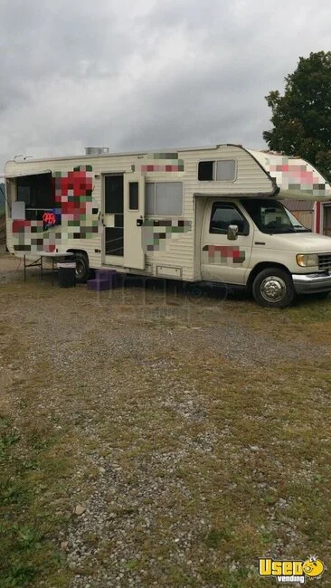 1993 Econline Kitchen Food Truck All-purpose Food Truck West Virginia Gas Engine for Sale
