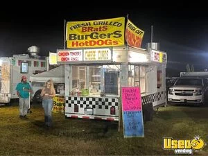 Well Equipped 8.5' x 16' Street Fair Kitchen Food Concession Trailer with Ford E350 Box Truck for Sale in Minnesota