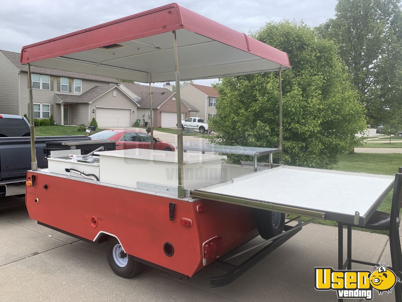 6 9 X 8 5 Pop Up Street Food Vending Concession Trailer Mobile Food Unit For Sale In Indiana