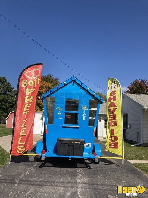 1993 Shaved Ice Concession Trailer Snowball Trailer Ohio for Sale