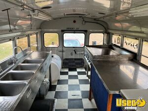 1993 Short School Bus All-purpose Food Truck Exterior Customer Counter Wisconsin Gas Engine for Sale
