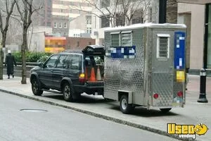 1994 750 Concession Trailer Stainless Steel Wall Covers Pennsylvania for Sale