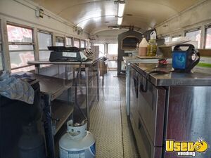 1994 Blue Bird Wood-fired Pizza Truck Bus Pizza Food Truck Air Conditioning Louisiana Diesel Engine for Sale