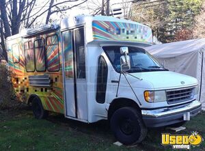 1994 E-350 Kitchen Food Truck All-purpose Food Truck Concession Window Massachusetts Gas Engine for Sale