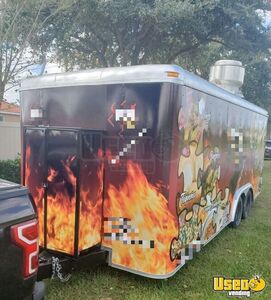 1994 Food Concession Trailer Kitchen Food Trailer Removable Trailer Hitch Florida for Sale