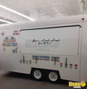 1994 Shaved Ice Concession Trailer Snowball Trailer Concession Window Michigan for Sale