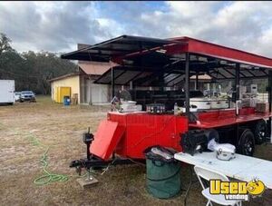 1995 Barbecue Concession Trailer Barbecue Food Trailer Bbq Smoker Florida for Sale