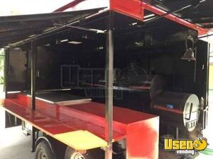 1995 Barbecue Concession Trailer Barbecue Food Trailer Work Table Florida for Sale