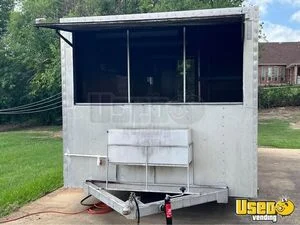 1995 Bbq Trailer Barbecue Food Trailer Exterior Customer Counter Texas for Sale
