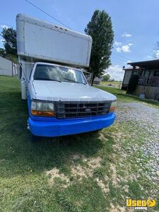1995 F350 Bakery Food Truck Stainless Steel Wall Covers Kentucky Gas Engine for Sale