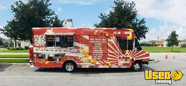 1995 Grumman P30 Kitchen Food Truck All-purpose Food Truck Florida Diesel Engine for Sale