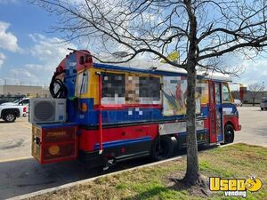 1995 Kitchen Food Truck All-purpose Food Truck Stainless Steel Wall Covers Texas Diesel Engine for Sale