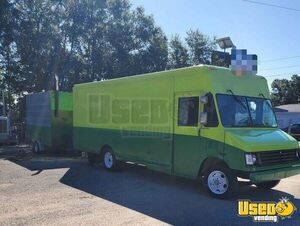 1995 P30 Barbecue Food Truck Air Conditioning Florida Gas Engine for Sale