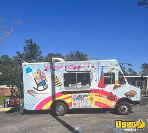 1995 P30 Ice Cream And Shaved Ice Truck Snowball Truck Florida Diesel Engine for Sale