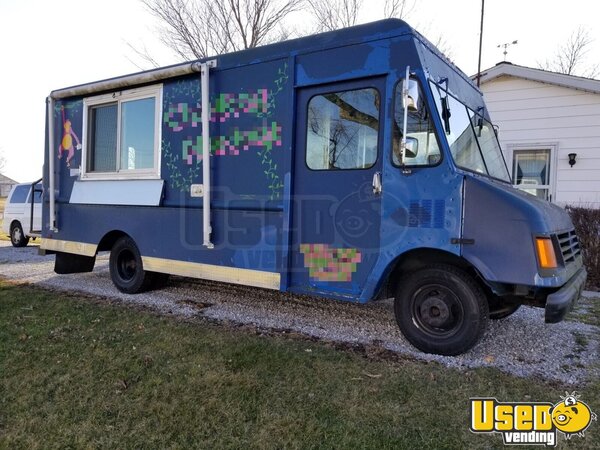 1995 P30 Step Van Kitchen Food Truck All-purpose Food Truck Concession Window Ohio Gas Engine for Sale