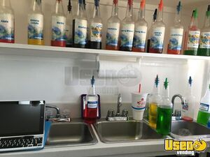 1995 Sno Cone Stand Concession Trailer Exterior Customer Counter Texas for Sale