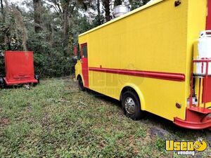 1995 Step Van Kitchen Food Truck Barbecue Food Truck Concession Window Florida Gas Engine for Sale
