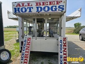 1996 20' Kitchen Food Trailer Concession Window Indiana for Sale