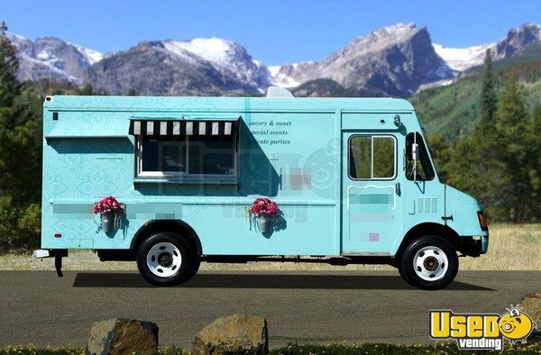 1996 Chevy P30 Lunch Serving Food Truck Colorado Gas Engine for Sale