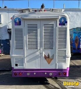 1996 E350 Ice Cream Truck Ice Cream Truck Stainless Steel Wall Covers New York Diesel Engine for Sale