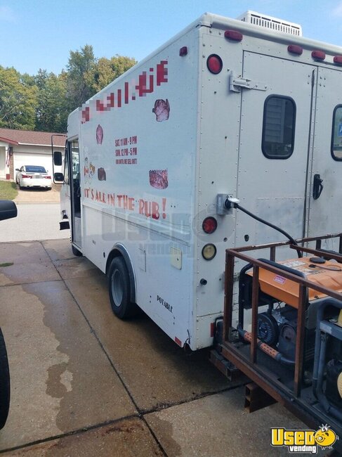 1996 Ford E350 Barbecue Food Truck Air Conditioning Missouri Gas Engine for Sale