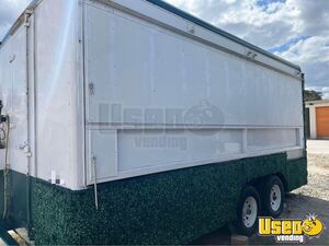 1996 Kitchen Food Concession Trailer Kitchen Food Trailer Diamond Plated Aluminum Flooring Florida for Sale