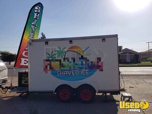 1996 Shaved Ice Concession Trailer Snowball Trailer Deep Freezer Texas for Sale