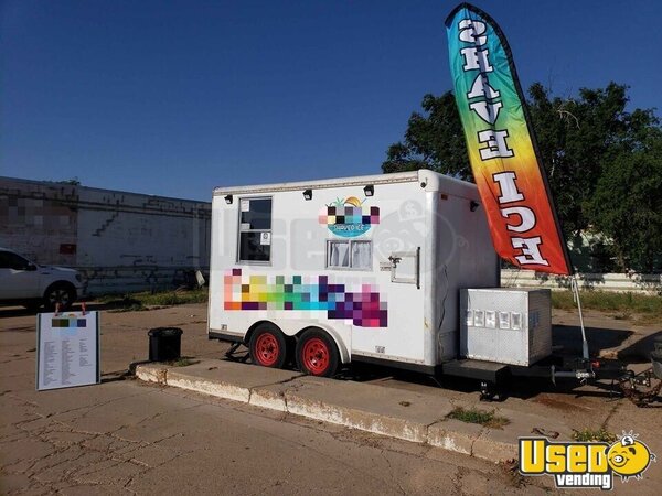 1996 Shaved Ice Concession Trailer Snowball Trailer Texas for Sale