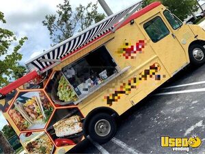 1996 Step Van Food Truck All-purpose Food Truck Exterior Customer Counter Florida Gas Engine for Sale