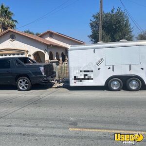 1996 Utility Shaved Ice Concession Trailer Snowball Trailer Cabinets California for Sale