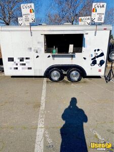 1996 Utility Shaved Ice Concession Trailer Snowball Trailer Exterior Customer Counter California for Sale