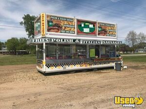 1997 Concession Trailer Kitchen Food Trailer Concession Window Illinois for Sale