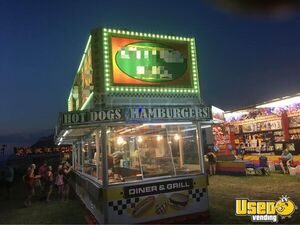 1997 Concession Trailer Kitchen Food Trailer Removable Trailer Hitch Illinois for Sale