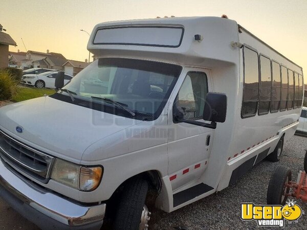 1997 E-350 Krystal Shuttle Bus Shuttle Bus Air Conditioning California Gas Engine for Sale