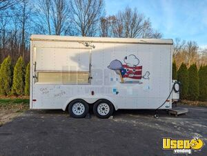 1997 Expressline Food Concession Trailer Concession Trailer Insulated Walls Ohio for Sale