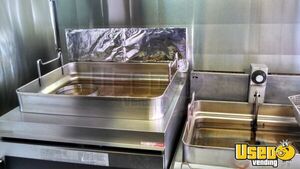 1997 Food Concession Trailer Concession Trailer Stainless Steel Wall Covers Illinois for Sale