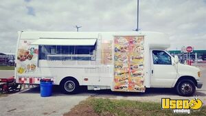 1997 Ford Eco Super Duty E350 All-purpose Food Truck Stainless Steel Wall Covers Texas Diesel Engine for Sale