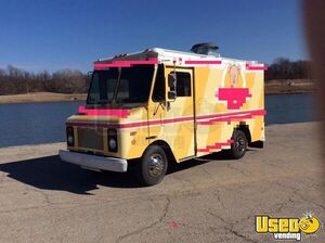 1997 Gruman Olson P30/gmc Lunch Serving Food Truck Kansas Gas Engine for Sale