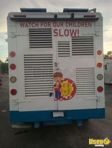 1997 Grumman Olson Step Van Ice Cream Truck Stainless Steel Wall Covers Florida Diesel Engine for Sale