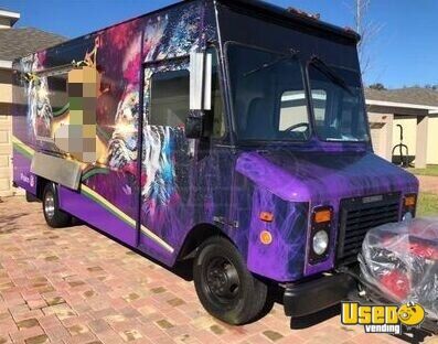 1997 Grumman Olson Step Van Kitchen Food Truck All-purpose Food Truck Florida Diesel Engine for Sale