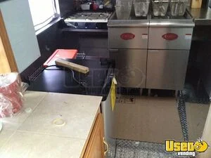 1997 Kitchen Food Trailer Diamond Plated Aluminum Flooring Maryland for Sale