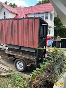 1997 Open Bbq Smoker Trailer Propane Tank Illinois for Sale