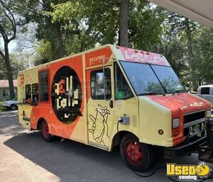 1997 Van All-purpose Food Truck Stainless Steel Wall Covers Michigan Diesel Engine for Sale