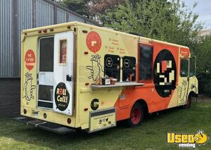 1997 Van All-purpose Food Truck Stainless Steel Wall Covers Michigan Diesel Engine for Sale