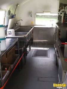 19972 Airstream 34' Kitchen Concession Trailer Kitchen Food Trailer Bathroom Michigan Diesel Engine for Sale