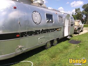 19972 Airstream 34' Kitchen Concession Trailer Kitchen Food Trailer Concession Window Michigan Diesel Engine for Sale